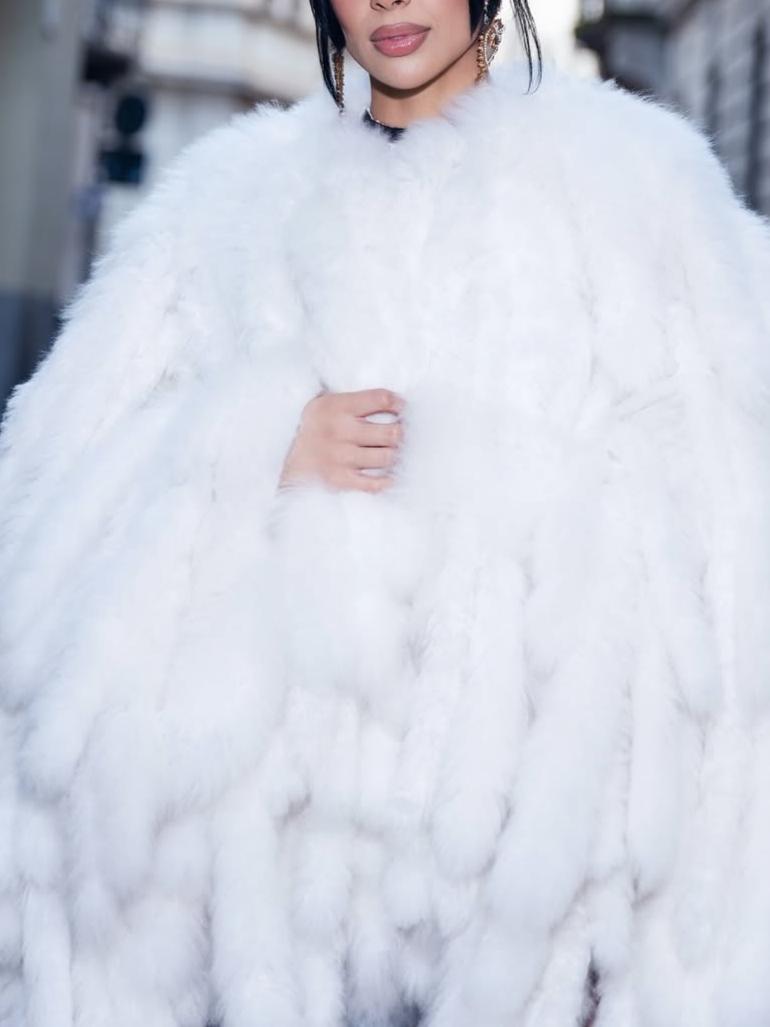 Trendy Oversized Faux Fur Coat