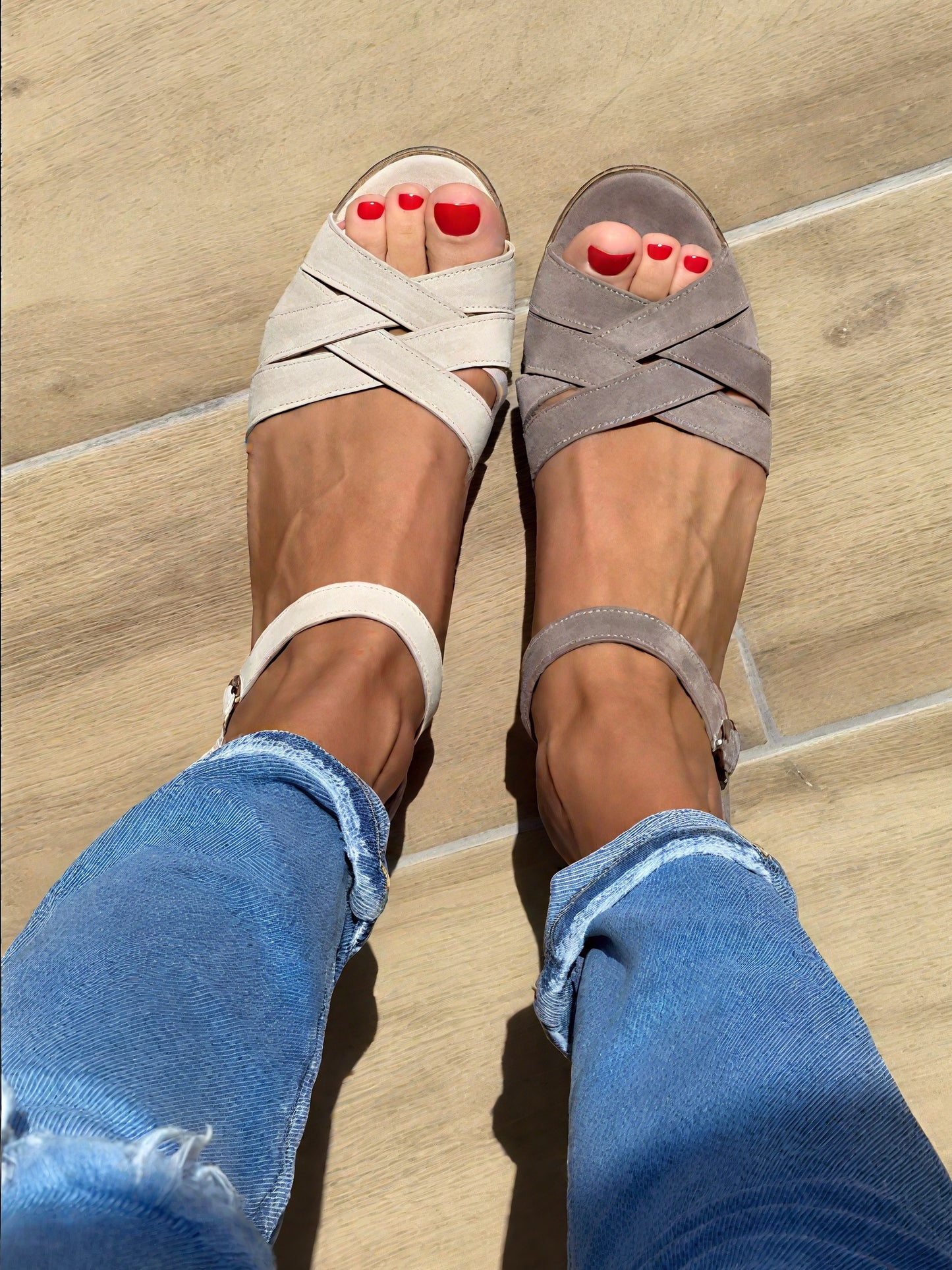 Stylish and Comfortable Suede Sandals