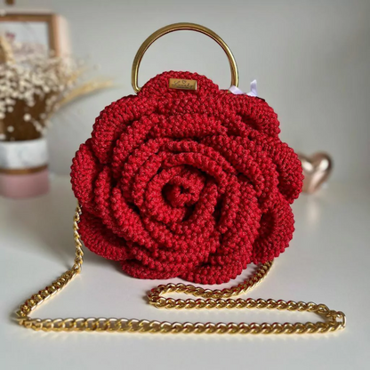 Hand-woven Flower Bag