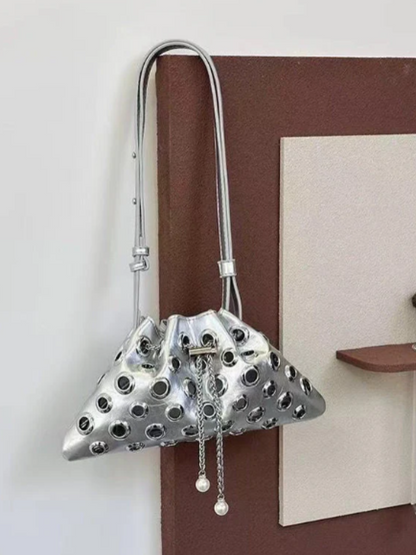 Women's Metal Eyelet Bag