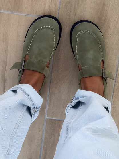 Stylish  Single - Strap Flats