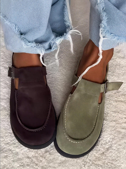 Stylish  Single - Strap Flats